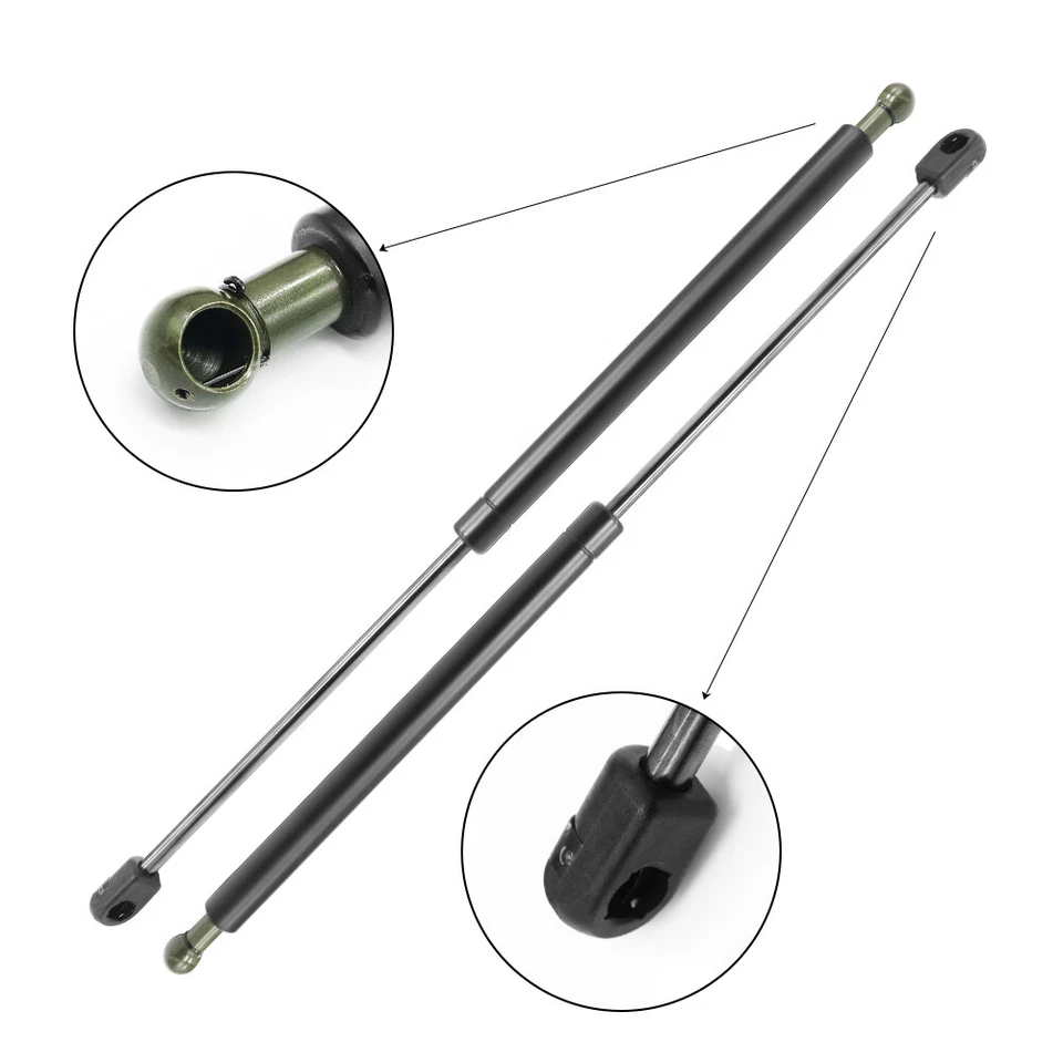 2 Front Bonnet Hood Gas Struts Shocks Supports For 2015-2017 Chrysler 200 Sedan Foto 3 de 4