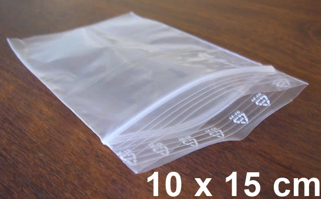 Lot of 5000 Plastic Zip Bags 100 x 150mm - Image 1 of 1