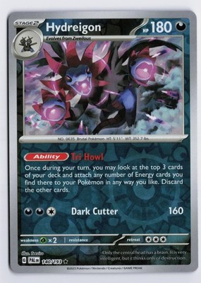 Hydreigon - PAL #140/193 SV02: Paldea Evolved Rare Reverse Holofoil NM