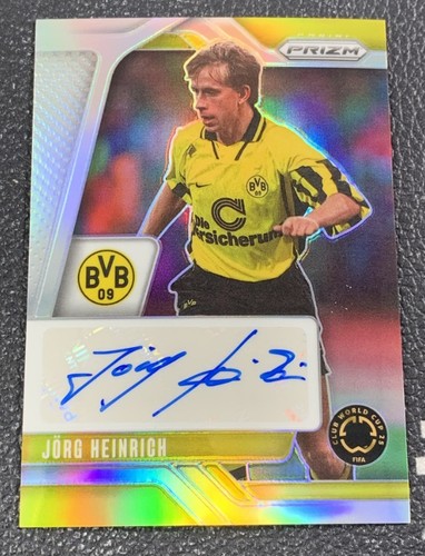 FOOTBALL carte joueur JORG HEINRICH équipe BORUSSIA DORTMUND signée