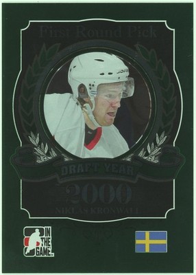 2012-13 In The Game Draft Niklas Kronwall Emerald Parallel #/50 #127