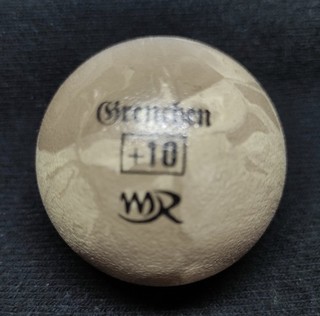 Minigolfball Mährle Grenchen GX 10 17/42/45 unmarkiert super Zustand
