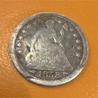1853 Seated Liberty Half Dime Arrows Silver Business Strike Philadelphia
