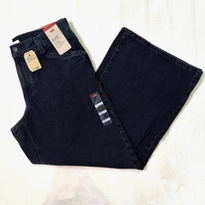 Levi  s  94 Baggy Wide Leg Jeans 31 x 31   NWT   Black Denim   Mid Rise