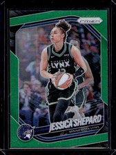 2025 Panini Prizm WNBA #137 Jessica Shepard Green Prizms