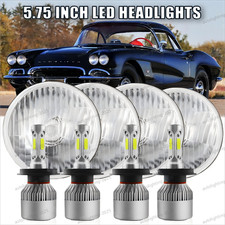 For Chevy Corvette 62-82 4x Dot 5.75 5-34 Inch Led Headlights Hilo Beam H4 For Chevy Corvette 62-82 4x Dot 5.75 5-34 Inch Led Headlights Hilo Beam H4