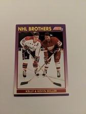 1991-92 Score American Kelly Miller Kevin Miller NHL Brothers #309