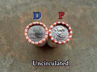 (2 Rolls) 1776 2026 P&D US Constitution Quarter Uncirculated Unsearched 🔔6