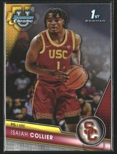 Isaiah Collier 2023-24 Bowman University Chrome #96 USC Trojans