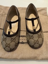 Gucci Kids Dress Shoes Size 25 Designer Light Wear Excellent Condition.