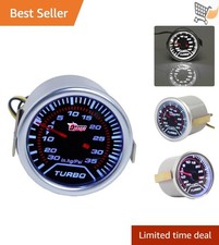 2 Inch 52mm Turbo Boost Gauge Led Smoke Tint Nylon Rubber Car Motor