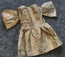 Shein Gold Off the Shoulder Dress, Fully Lined, 100% Polyester, Small, NWT