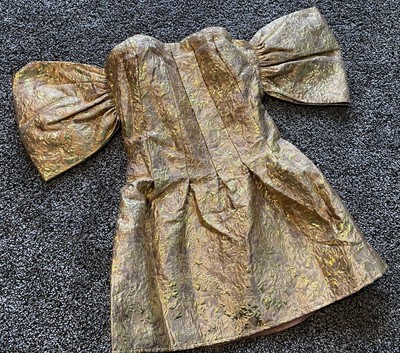 Shein Gold Off the Shoulder Dress, Fully Lined, 100% Polyester, Small, NWT