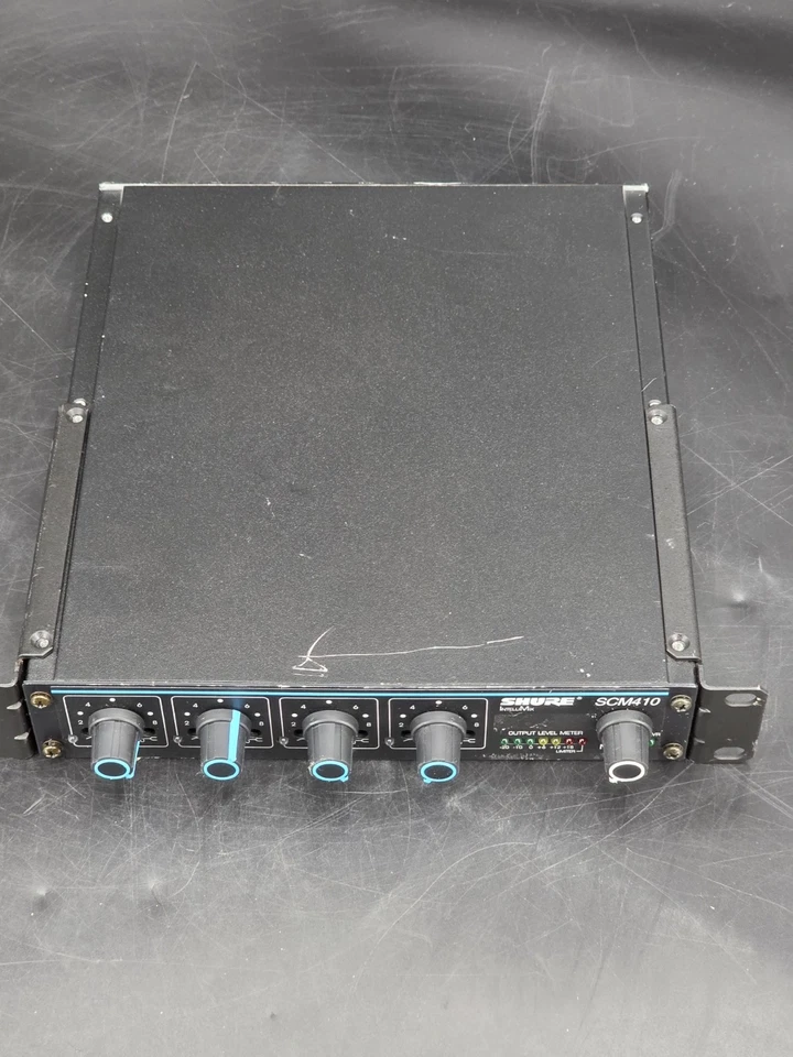 Shure SCM410 Automatic Microphone Mixer 4 Channel- UNIT ONLY - Image 3 of 4