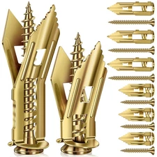 PVZZRKL 160 Pcs Self Drilling Drywall Anchors with Screws, 2Sizes 80 Sheetrock