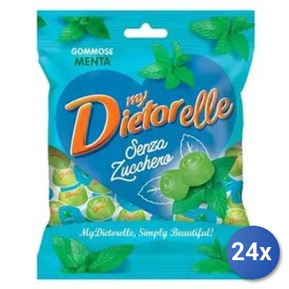 24x Multipack Dietorelle Mint Candies 70g