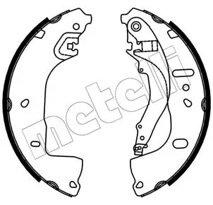METELLI 53-0764 Ganasce Freno - Immagine 2