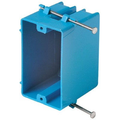 Carlon 1-Gang PVC Molded Wall Switch Box B118A Carlon B118A 034481100256 PVC