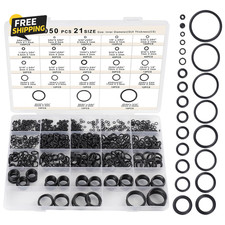 O Ring Kit 1050 PCS, O Ring Assortment Kit 21 Size, Metric Nitrile Rubber