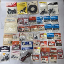 Vintage RC Glow Parts And Accessories Hobby Shop Lot Airplane Hardware Dubro,ect