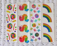 Mrs. Grossmans  Hambly Holographic Sparkle Sticker Sheets Caterpillars Jacks