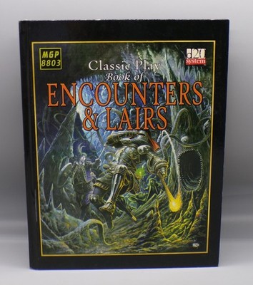 Mongoose Publishing RPG Classic Playbook of ENCOUNTERS & LAIRS sourcebook D20 !!