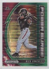 2020 Panini Prizm Draft Picks Power Surge Green Pulsar Nick Gonzales 0ne3