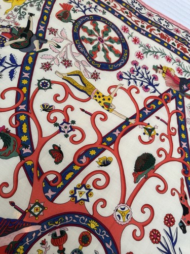 Hermes Peuple du Vent by Christine Henry Cashmere Silk 140' - Bild 6 von 17