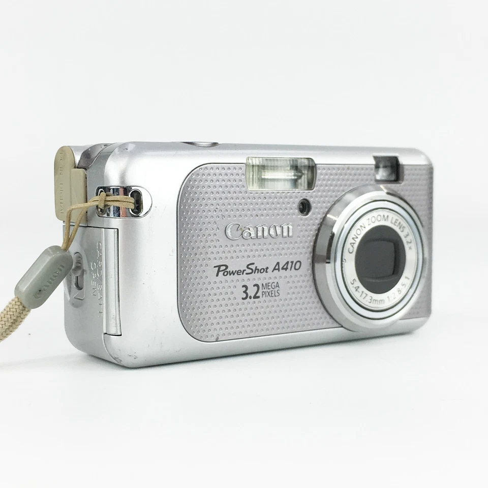 Canon PowerShot A410 3.2MP Digital Camera, Silver- Tested & Working - Image 2 of 4