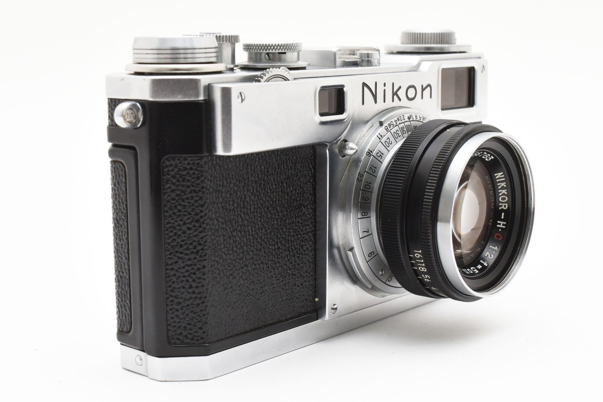 filmcamera Nikon S2 + NIKKOR-H•C 5cm f2 ▷ [ Exc+5 ] Nikon S2 Rangefinder Film Camera + Nikkor H.C