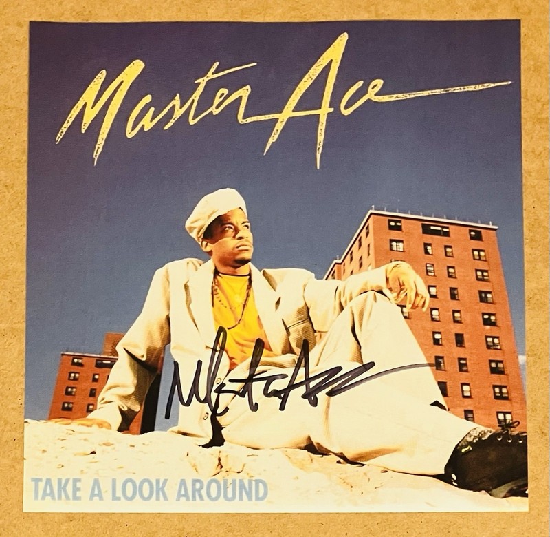 Masta Ace Signed 12x12 Take A Look Around Album Flat Photo Autograph Hip Hop