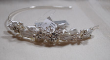 Crystalized with Swarovski Tiara Pearl Crystal Headband David's Bridal NEW