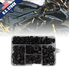 199pcs Motorcycle Complete Fairing Bolts Kit Bodywork Screws Nuts Set M5 M6