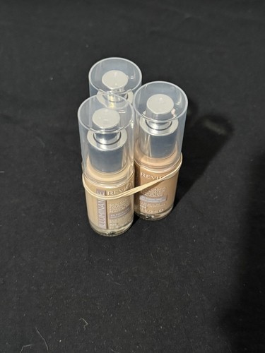 Set of 3 Revlon Illuminance Skin-Caring Liquid Foundation Shade 105, 201, 209 - Picture 2 of 6