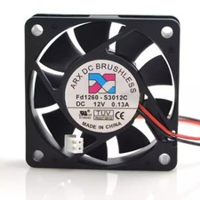 ARX 6015 FD1260-S3012C DC12V 0.13A 6CM 2-Pin Cooling Fan