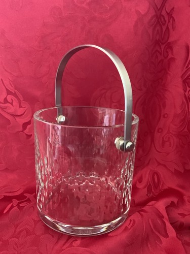 Near FLAWLESS Exquisite BACCARAT France Glass PARIS Crystal ICE BUCKET CONTAINER - Picture 9 of 12