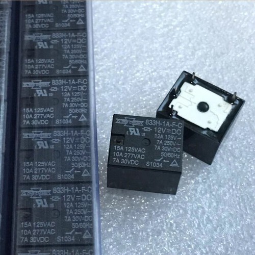 833H-1A-F-C 12VDC 12A 4 Pins General Purpose Relay (Pack of 5) | eBay