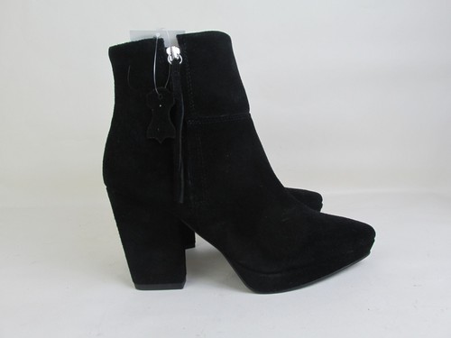 Botas al tobillo H&M PremiumQuality negras de gamuza talla 8 EU 39 nuevas en caja - Imagen 3 de 10