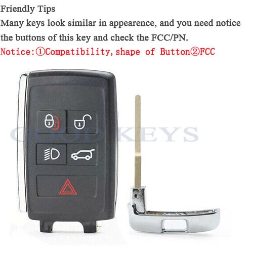 Carcasa de llave remota inteligente para Land Rover Range Rover Discovery 2018 2019 mando a distancia Foto 3 de 4