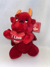 Russ Berrie And Company Vintage Hot Stuff Luv-Pet 12  Love Devil Stuffed Animal