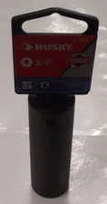 Husky 1/2" Drive 3/4" 6 Point Deep Impact Socket SAE  27124
