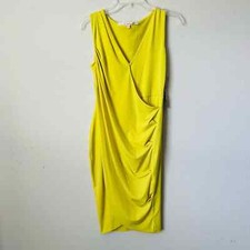 Rachel Roy April Citron Fsux Wrap Cinched Bodycon Dress Sz S NWT B-A