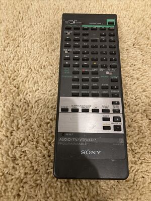 SONY RM-P302 AUDIO TV VTR LDP PROGRAMMABLE REMOTE CONTROL ONLY | eBay