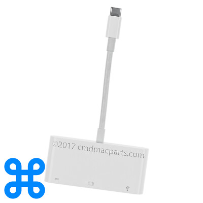 APPLE USB-C VGA MULTIPORT ADAPTER Thunderbolt 3, VGA, USB-A A1620