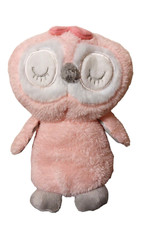 First Main Sweet Owlz Plush Pink Stuffed Animal Toy Bird Soft Cuddly 9"