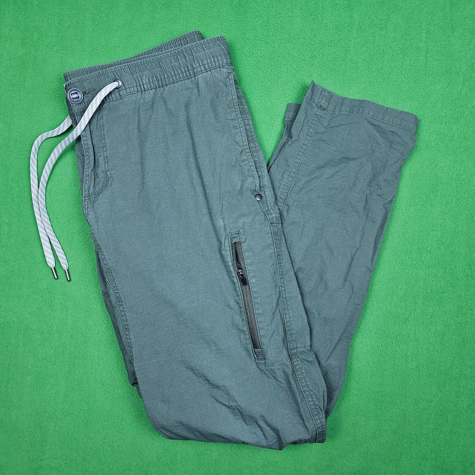vuori ripstop cotton stretch athleisure active running pants
