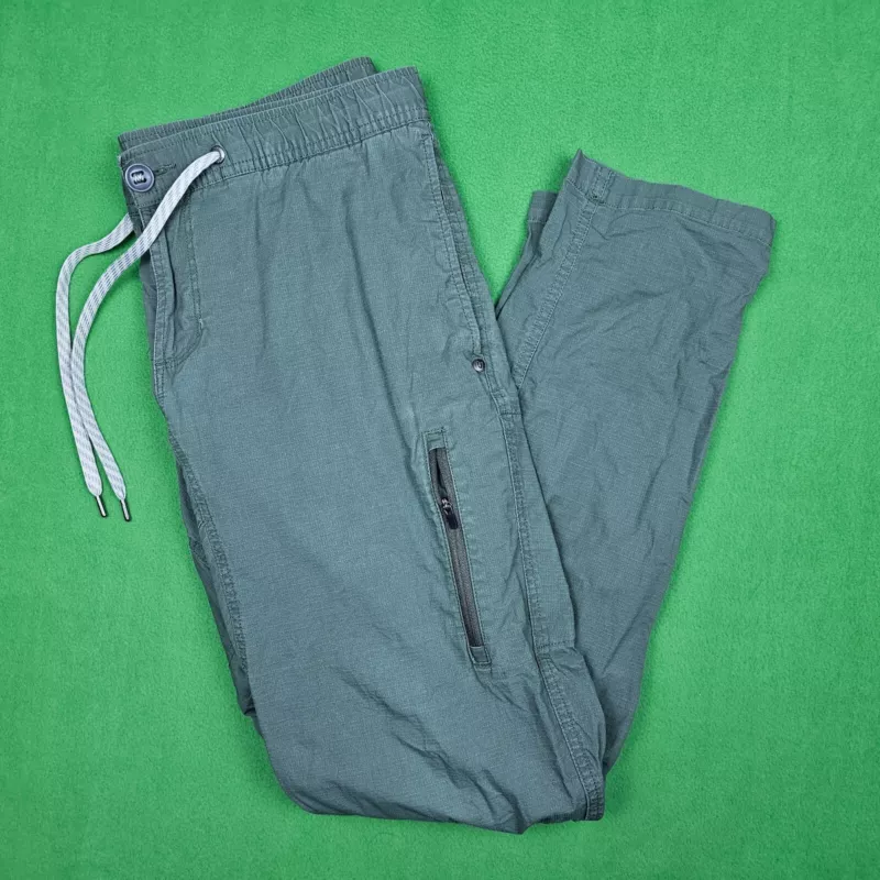 vuori ripstop cotton stretch athleisure active running pants