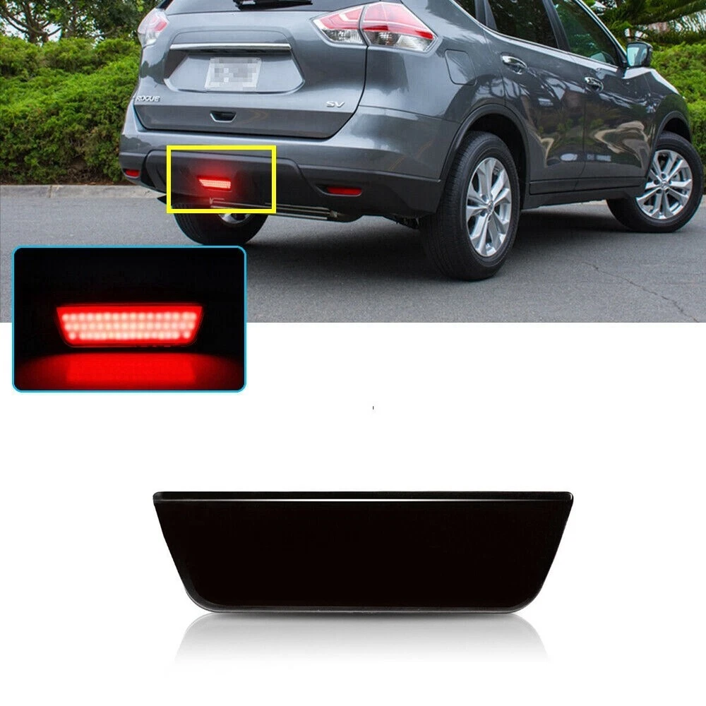 Smoke Lens LED Rear Brake Stop Tail Fog Light Lamp For 2014-2018.