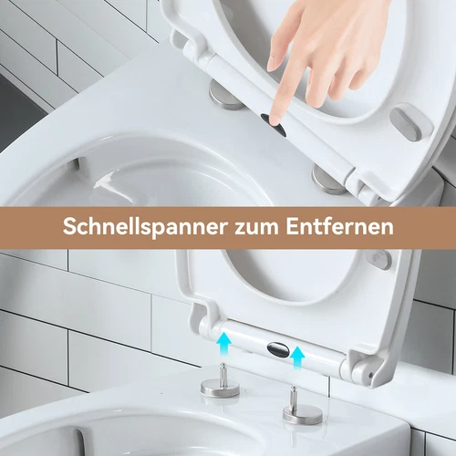 Hänge Wand WC Toilette Set I 82cm Spülkasten Vorwandelement + Betätigungsplatte - Bild 7 von 19
