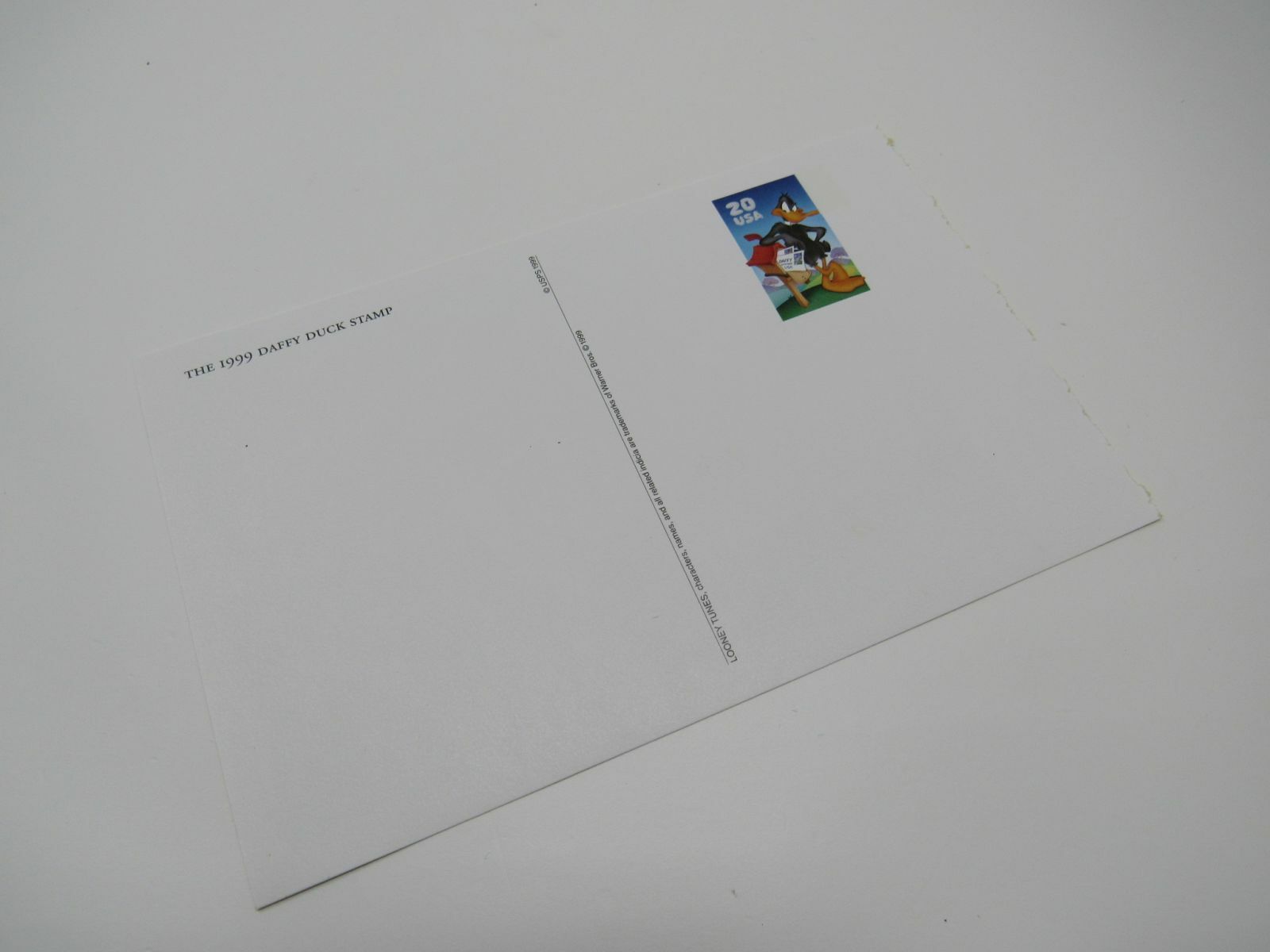 USPS Scott UX304 20c Daffy Duck Mint Never Hinged/MNH VF (Very Fine) Postal Card